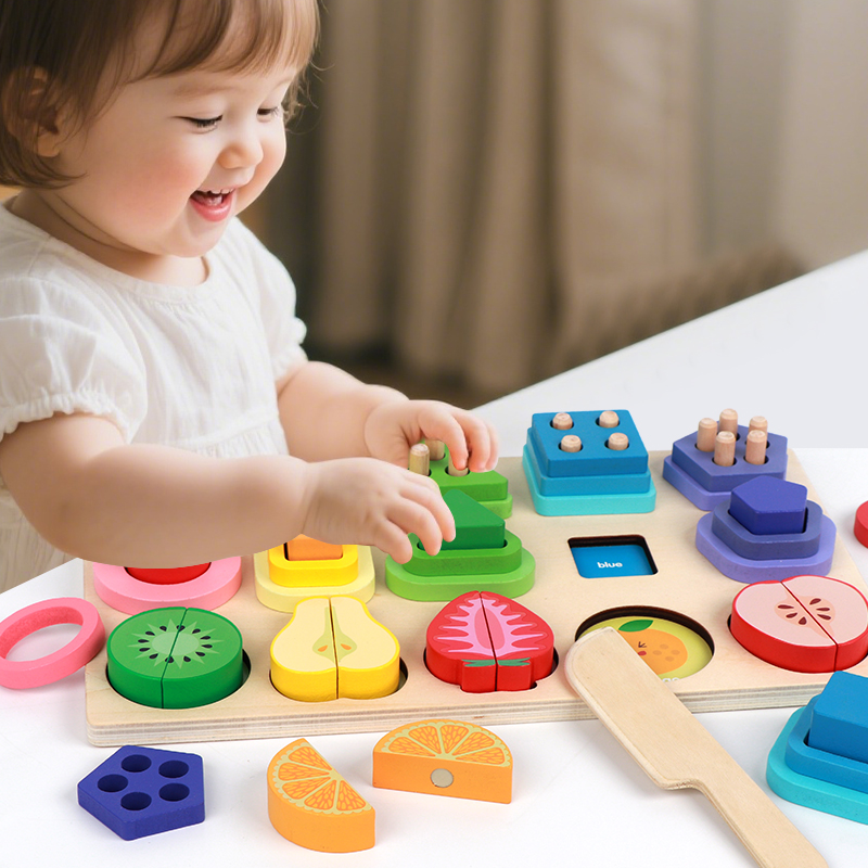 Fishing Equipment Kids - Wooden Multifunctional Toys for Infants and