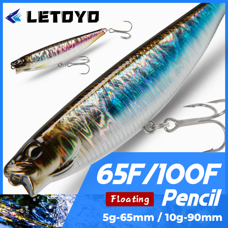 Fishing Equipment Daiwa - LETOYO 65mm 5g/90mm 10g Surface Pencil