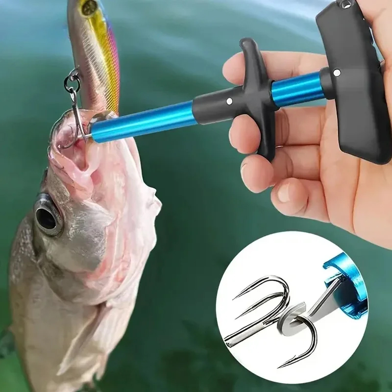 Saltwater Fishing Hook - Portable T-Handle Big Fish Deep Throat