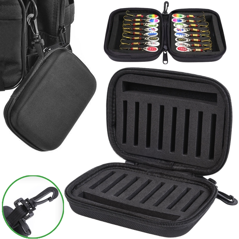 Fishing Equipment Organizer - Portable Fly Fishing Lure Spinner Spoon