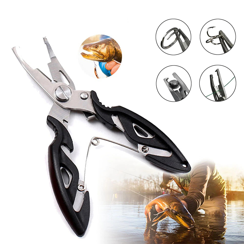 Braided Fishing Line - Multifunctional Curved Fishing Plier Scissor Braid