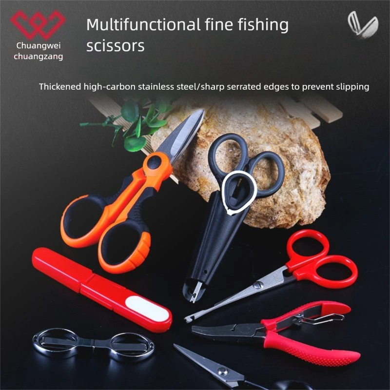 Braided Fishing Line - TRUVEX Portable Foldable Fishing Scissors Stainless