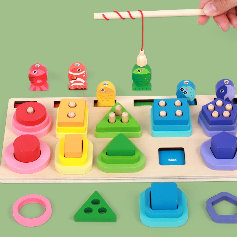 Wooden Multifunctional Toys fo - Fishing Equipment Kids recensione e prezzo
