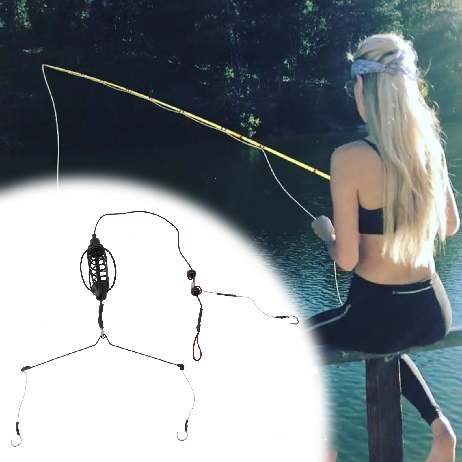 1x Carp Fishing Feeder Fishing - Braided Fishing Line recensione e prezzo