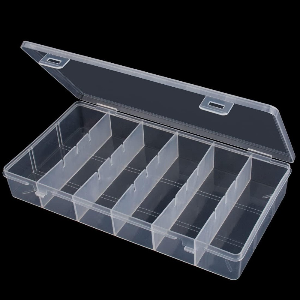 Clear Visible Plastic Storage  - Fishing Equipment Organizer recensione e prezzo
