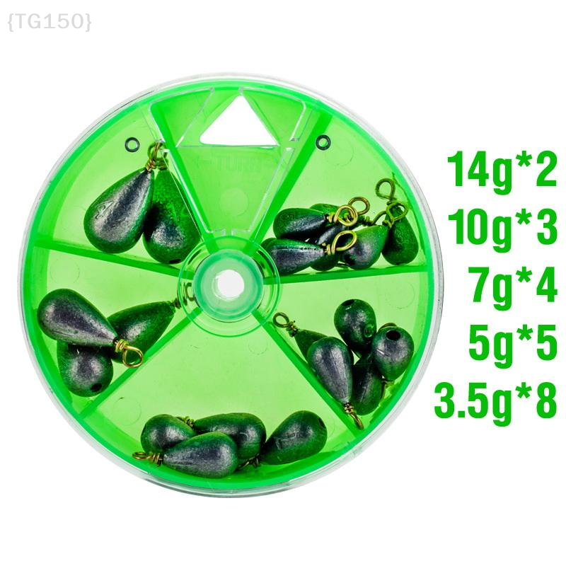 【TG150】22Pcs/Box Fishing Bait  - Fishing Equipment Organizer recensione e prezzo