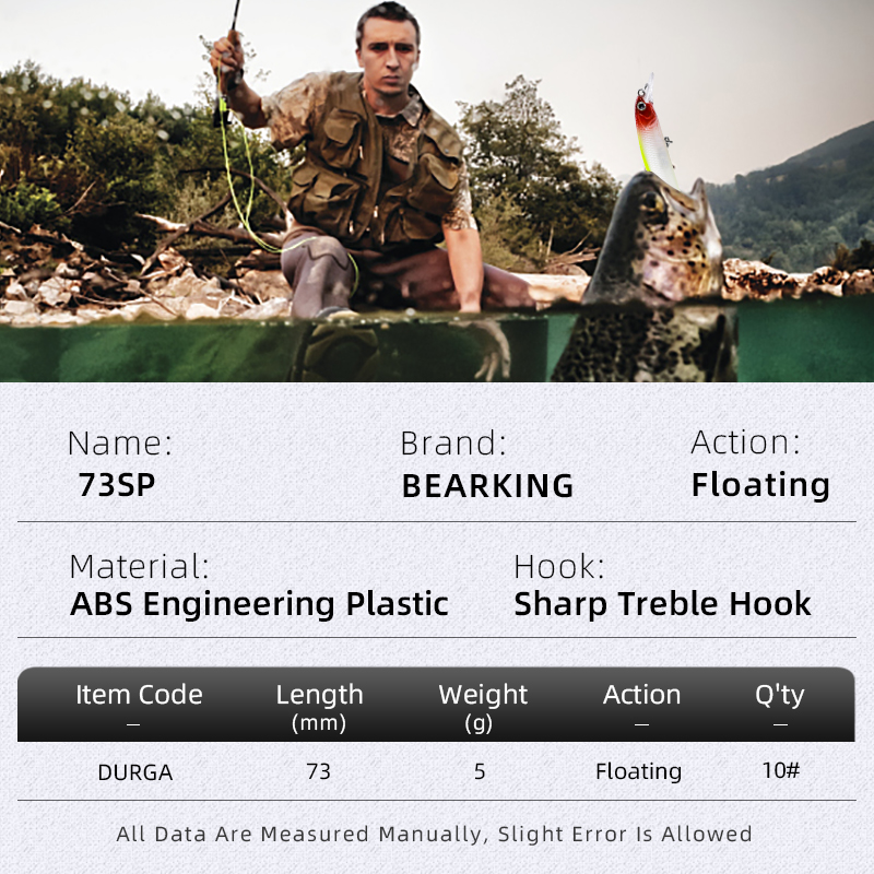 BEARKING New model 73mm 5g pro - Fishing Equipment Daiwa recensione e prezzo