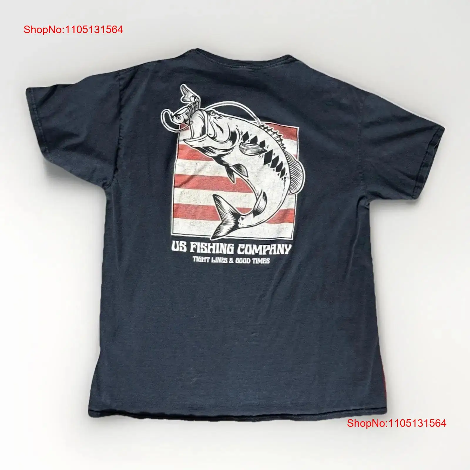US Fishing Co T Shirt L Black  - Fishing Line recensione e prezzo