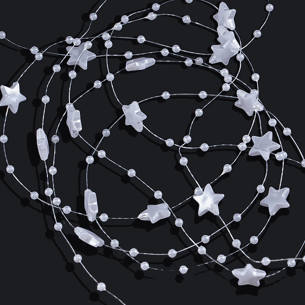 10Meters White Color Star Bead - Fishing Line recensione e prezzo