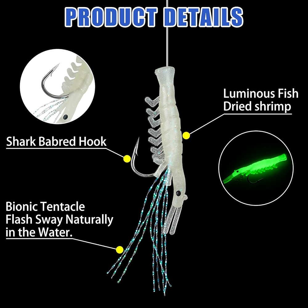 15Pcs=3Packs Saltwater Luminou - Saltwater Fishing Hook recensione e prezzo
