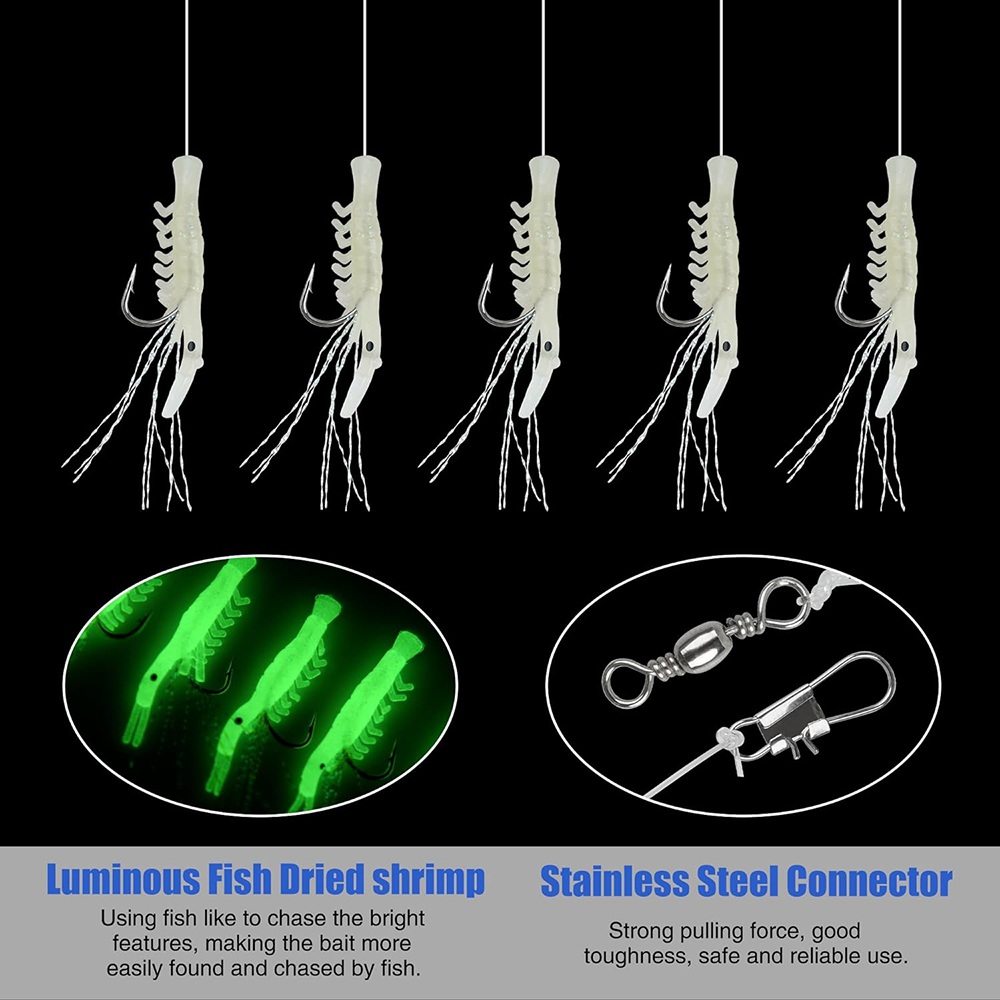 15Pcs=3Packs Saltwater Luminou - Saltwater Fishing Hook recensione e prezzo