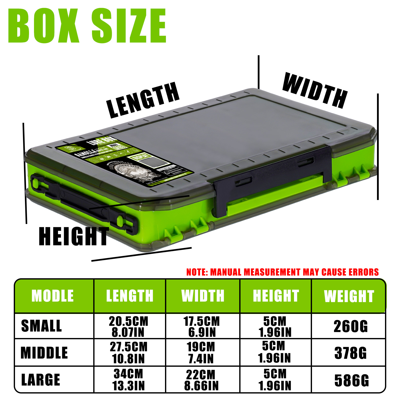 Double Sided Lure Baits Box Fi - Fishing Equipment Organizer recensione e prezzo