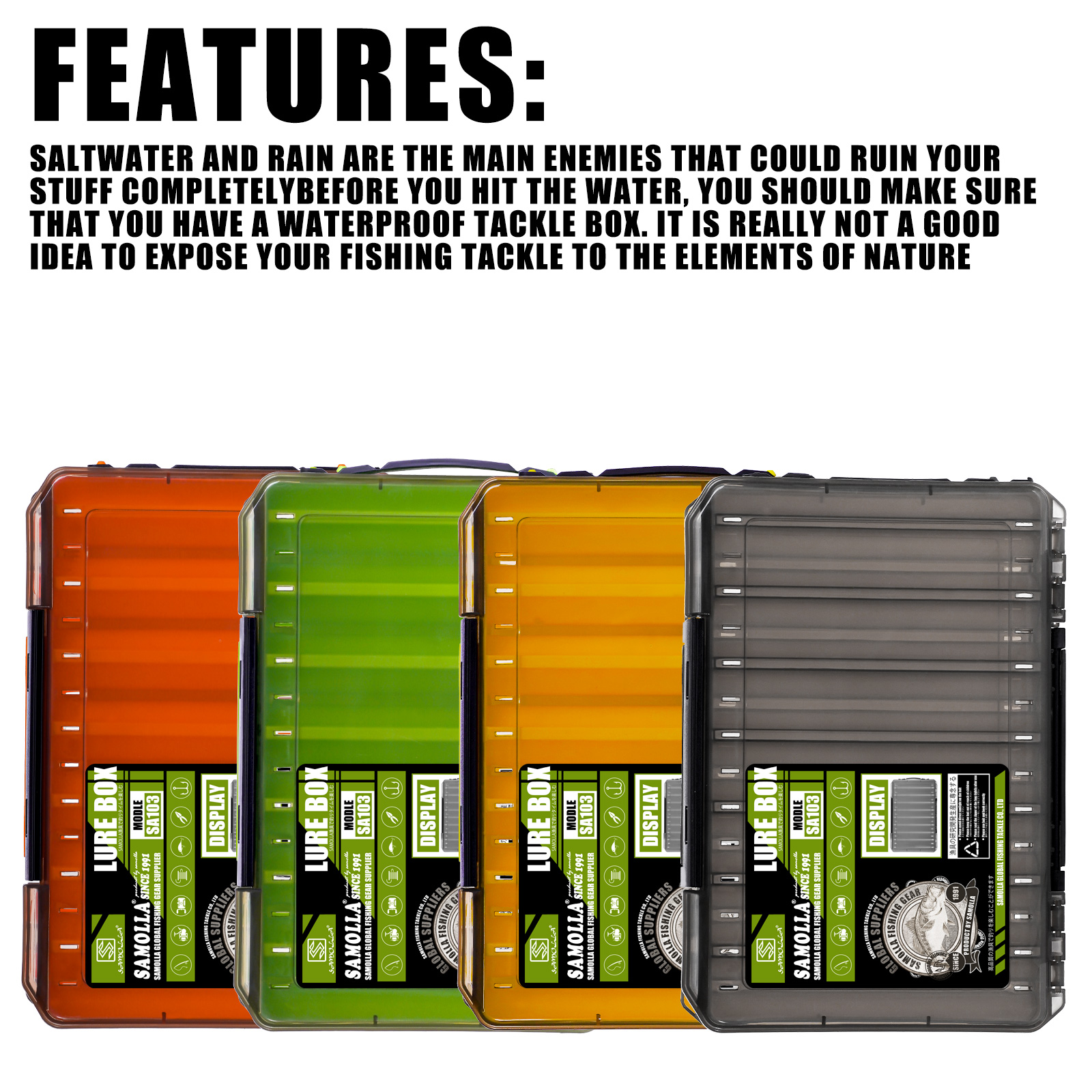 Double Sided Lure Baits Box Fi - Fishing Equipment Organizer recensione e prezzo