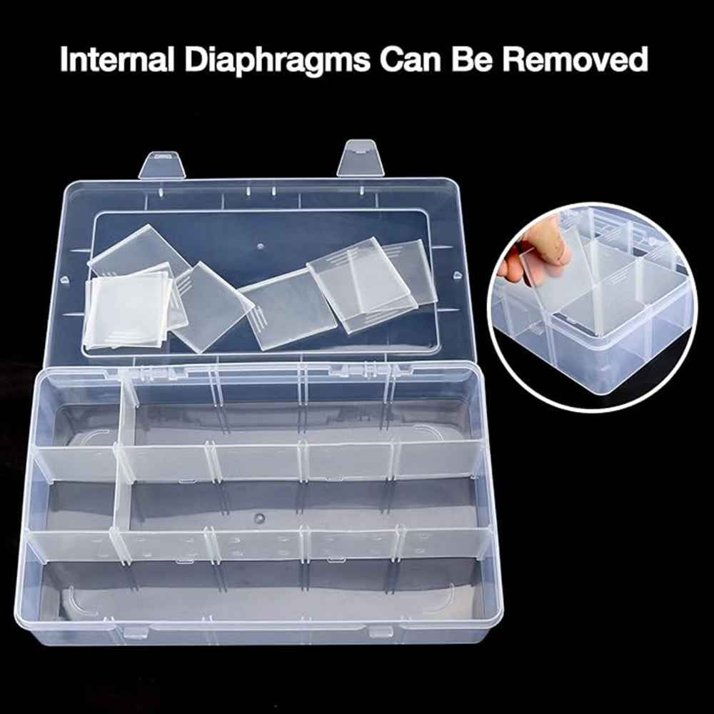 15-Grid Plastic Organizer Box  - Fishing Equipment Organizer recensione e prezzo