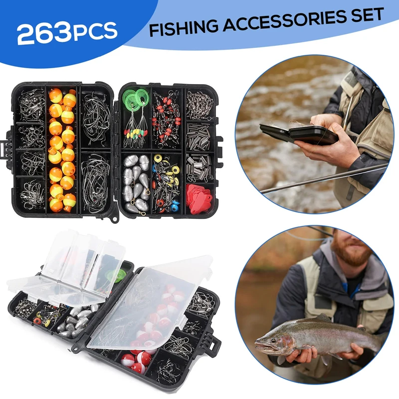 263pcs Outdoor Fishing Accesso - Fishing Equipment Organizer recensione e prezzo