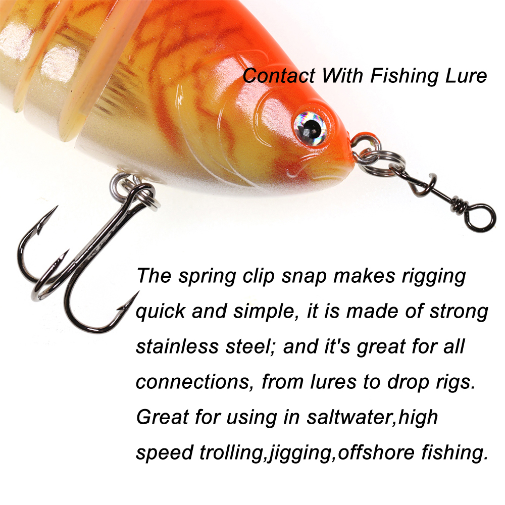 Bimoo 50pcs Stainless Steel Qu - Fishing Equipment Cheap recensione e prezzo