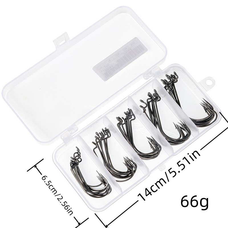 50Pcs/Box High Carbon Steel Fi - Fishing Equipment Organizer recensione e prezzo