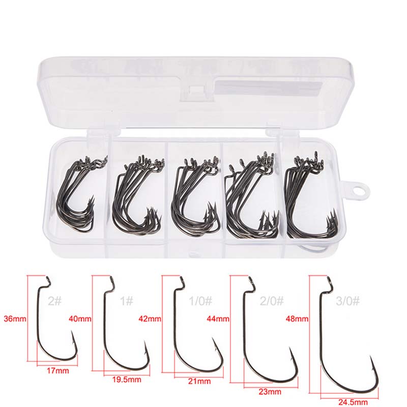 50Pcs/Box High Carbon Steel Fi - Fishing Equipment Organizer recensione e prezzo