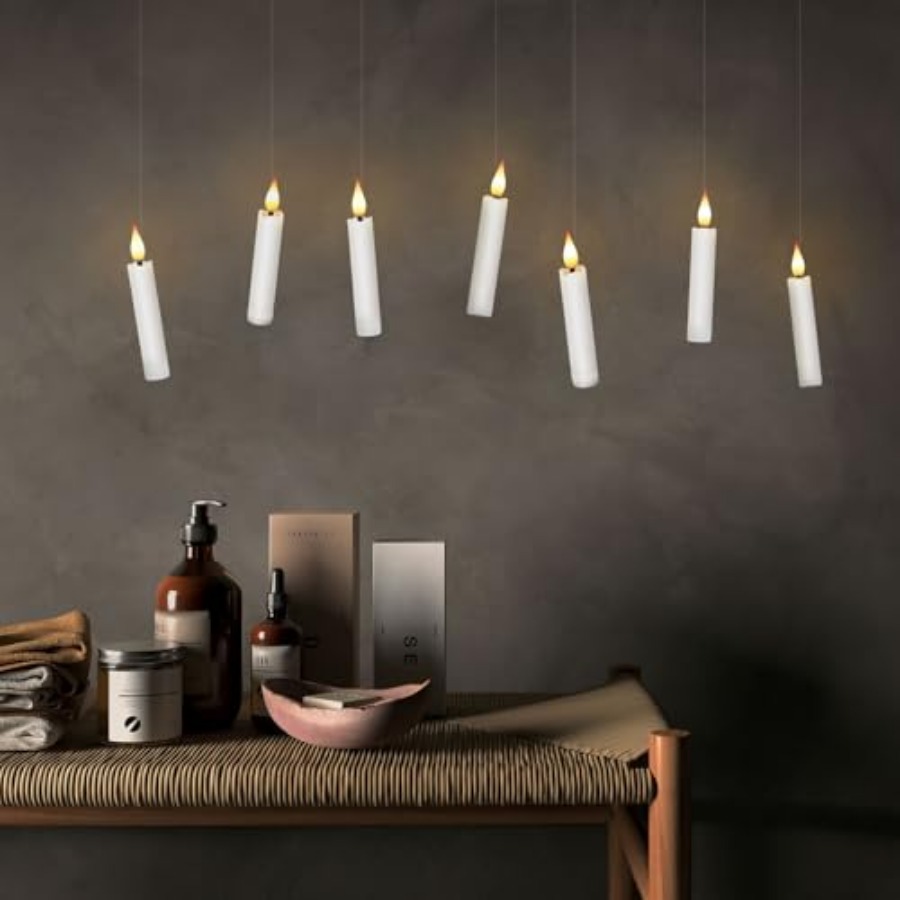 Pcs LED Taper Candles Light Se - Fishing Line recensione e prezzo