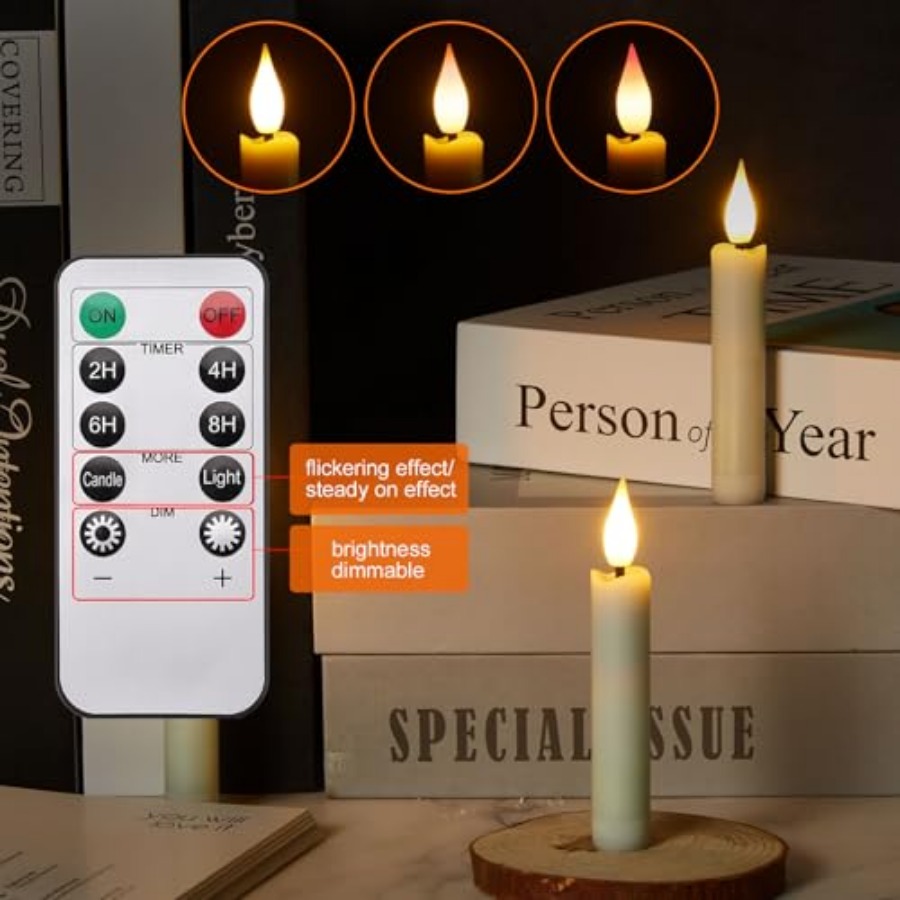 Pcs LED Taper Candles Light Se - Fishing Line recensione e prezzo