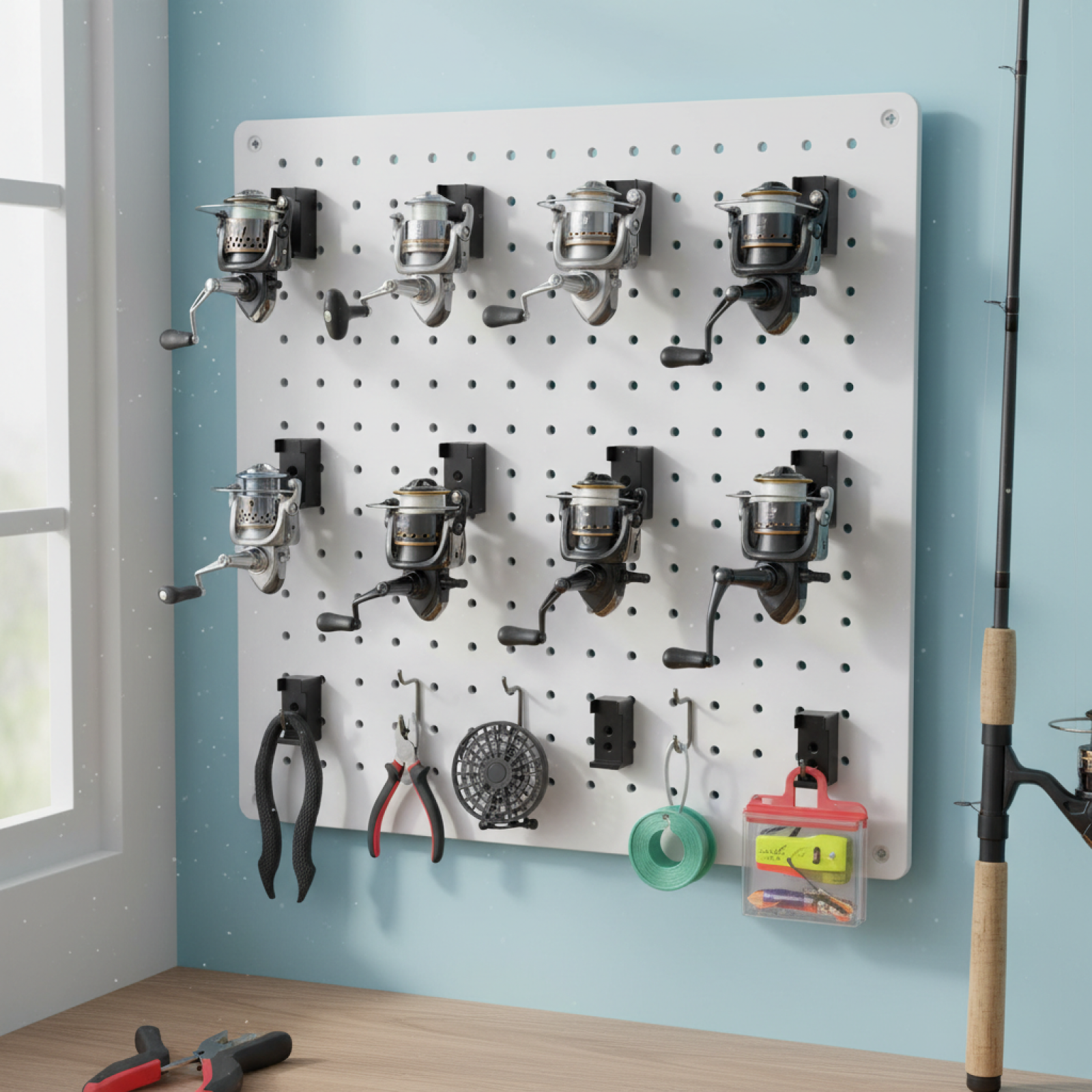 Fishing Reel Holder Wall Mount - Fishing Equipment Organizer recensione e prezzo
