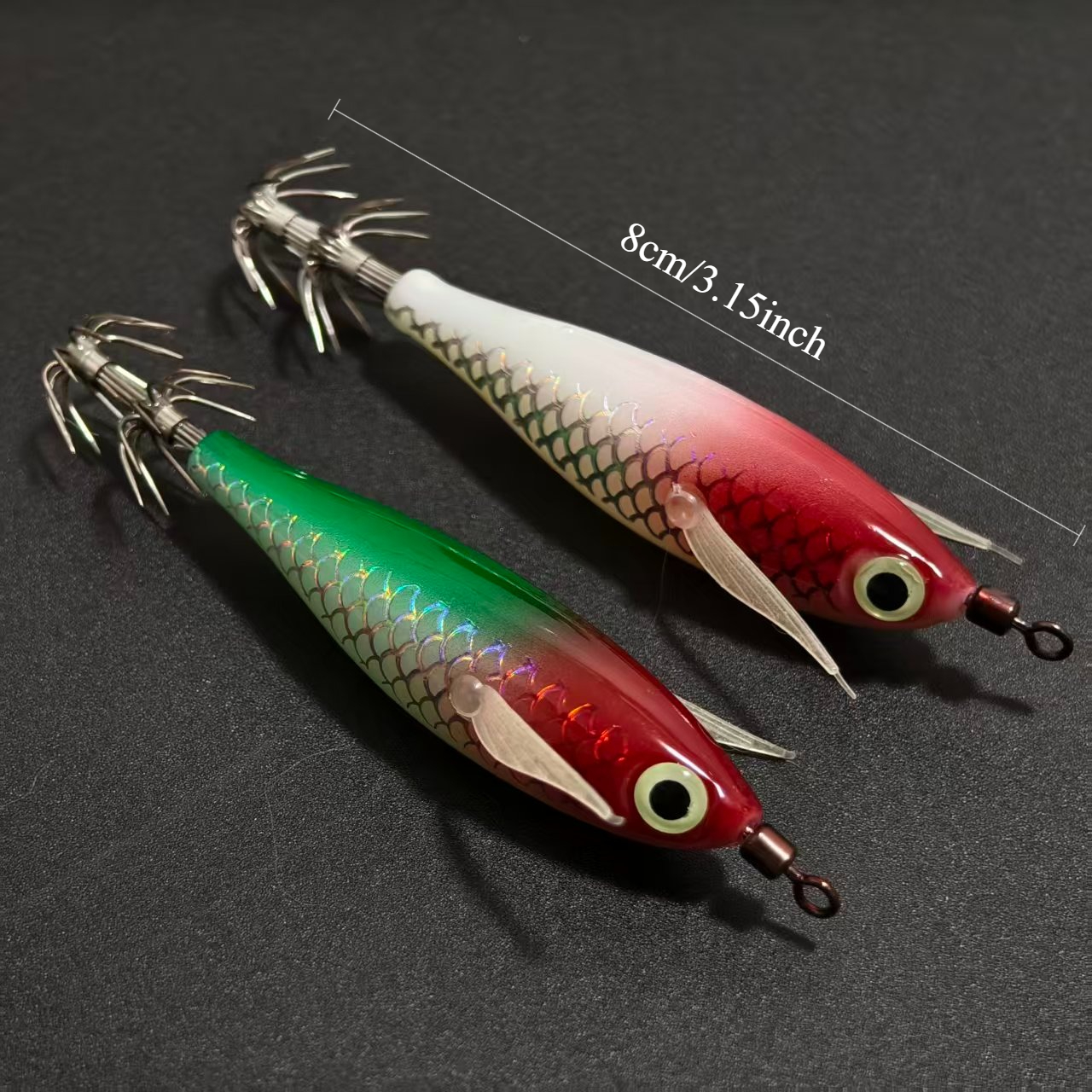 2Pcs Fishing Lure Squid Hook 8 - Saltwater Fishing Hook recensione e prezzo